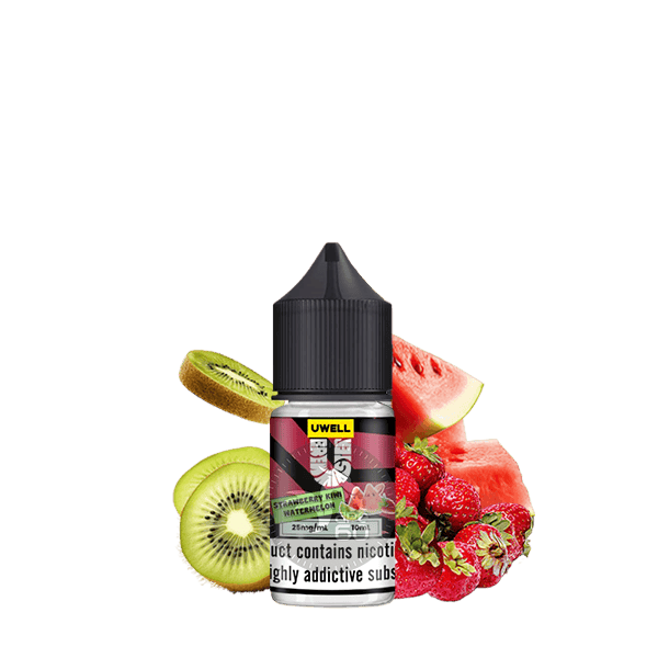 خرید سالت توت فرنگی کیوی هندوانه یوول (10میل) UWELL STRAWBERRY KIWI WATERMELON