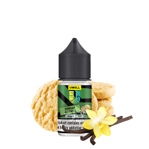 خرید سالت بیسکویت وانیلی یوول (30میل) UWELL VANILLA BISCUITS