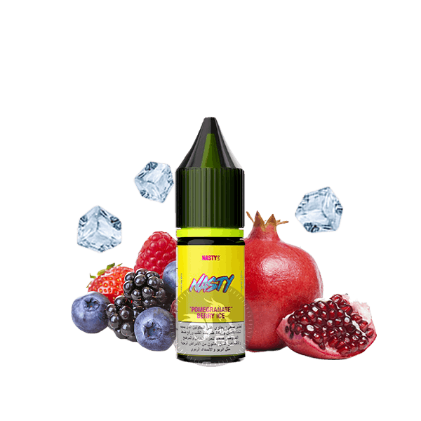 خرید سالت انار بلوبری تمشک یخ نستی (10میل) NASTY LIQ POMEGRANATE BERRY ICE