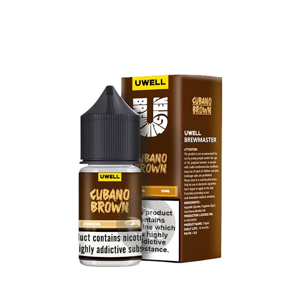 خرید سالت کوبانو قهوه ای یوول (10میل) UWELL CUBANO BROWN