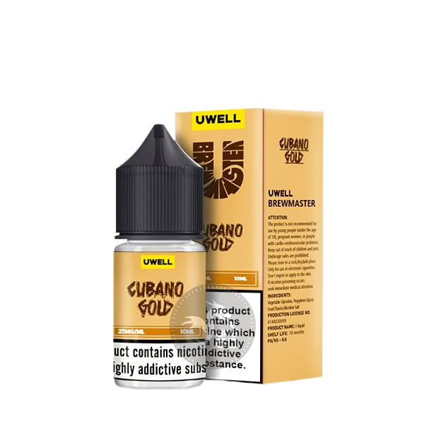 خرید سالت کوبانو گلد یوول (10میل) UWELL CUBANO GOLD