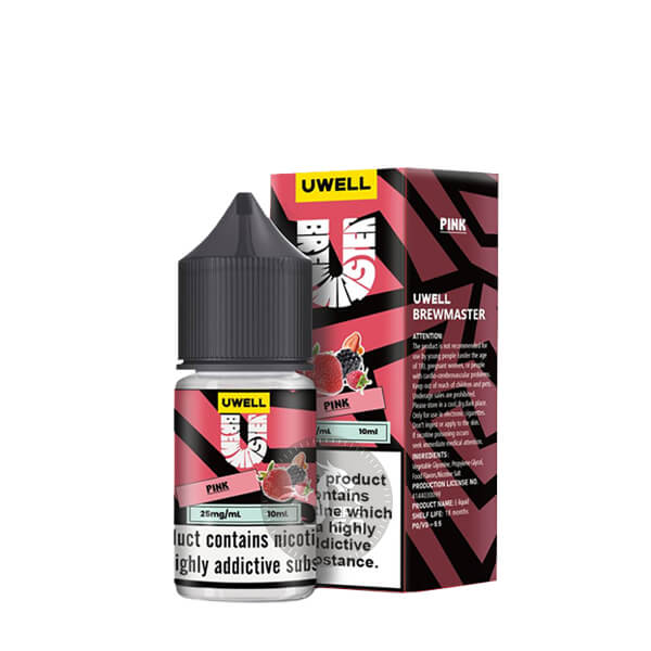 خرید سالت توت فرنگی شاتوت تمشک یوول (10میل) UWELL PINK