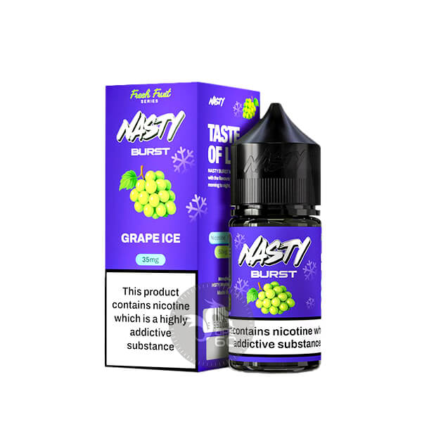 خرید سالت انگور یخ نستی (30میل) NASTY BURST GRAPE ICE