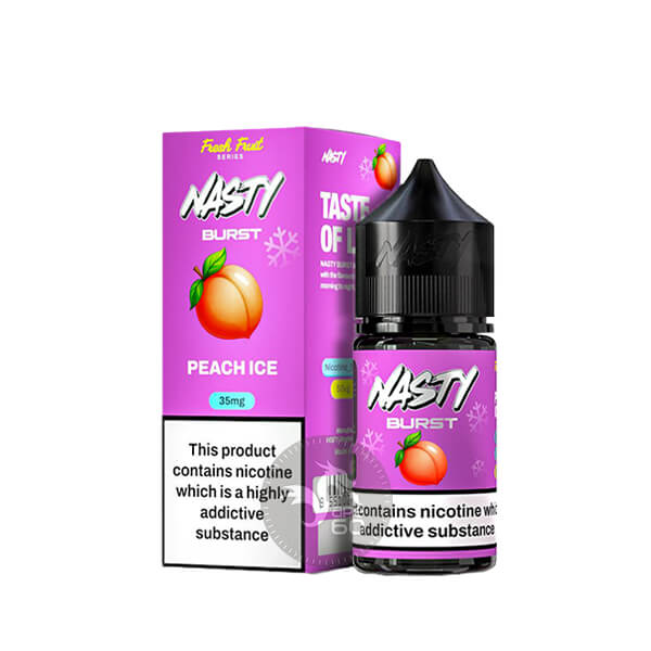 خرید سالت هلو یخ نستی (30میل) NASTY BURST PEACH ICE