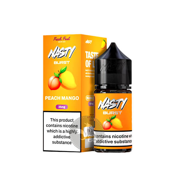 خرید سالت هلو انبه نستی (30میل) NASTY BURST PEACH MANGO