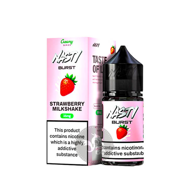 خرید سالت میلک شیک توت فرنگی نستی (30میل) NASTY BURST STRAWBERRY MILKSHAKE