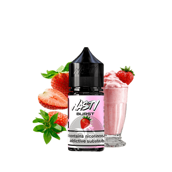 خرید سالت میلک شیک توت فرنگی نستی (30میل) NASTY BURST STRAWBERRY MILKSHAKE