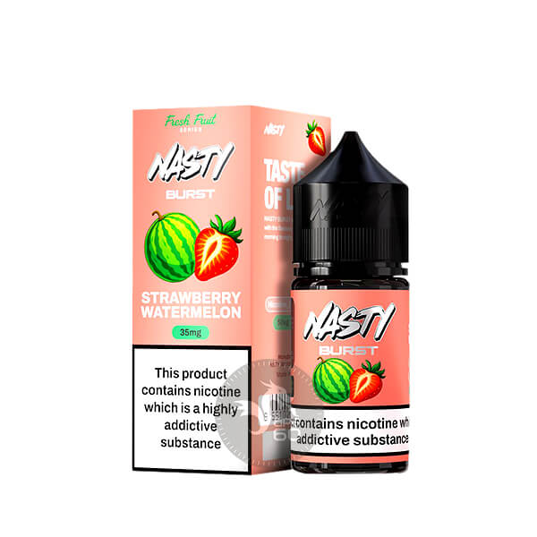 خرید سالت توت فرنگی هندوانه نستی (30میل) NASTY BURST STRAWBERRY WATERMELON