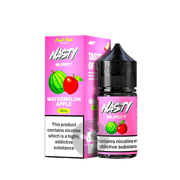 خرید سالت هندوانه سیب نستی (30میل) NASTY BURST WATERMELON APPLE