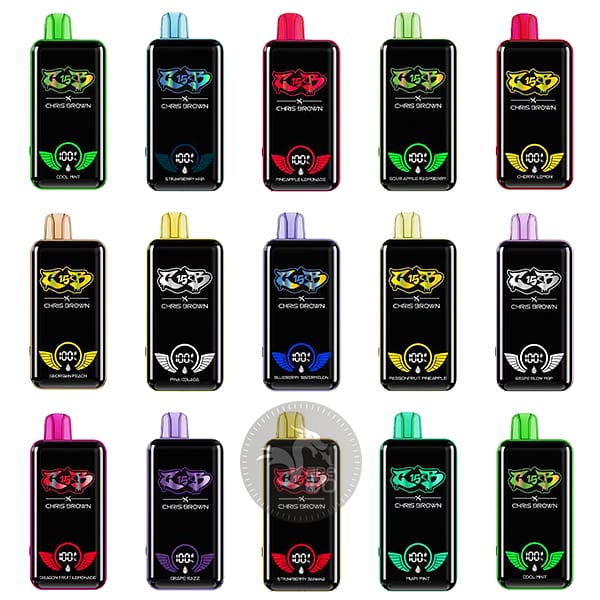 خرید پاد یکبار مصرف 15000 پاف کریس براون CHRIS BROWN CB15K DISPOSABLE