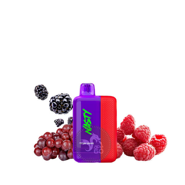 خرید پاد یکبار مصرف بولت 50000 پاف نستی NASTY BOLT 50K DISPOSABLE طعم Berry Grape