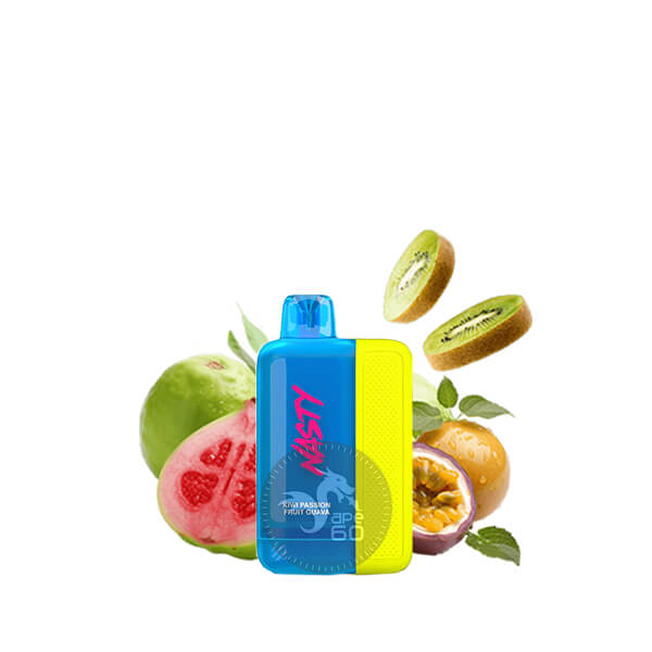 خرید پاد یکبار مصرف بولت 50000 پاف نستی NASTY BOLT 50K DISPOSABLE طعم Kiwi Passion Fruit Guava