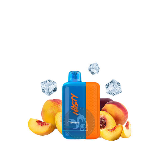 خرید پاد یکبار مصرف بولت 50000 پاف نستی NASTY BOLT 50K DISPOSABLE طعم Peach Ice