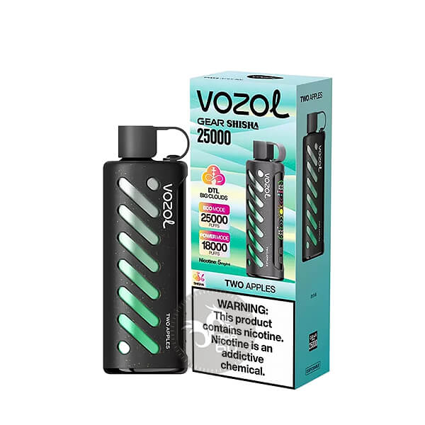 خرید ویپ یکبار مصرف شیشا 25000 پاف وزول VOZOL GEAR SHISHA 25000 PUFFS